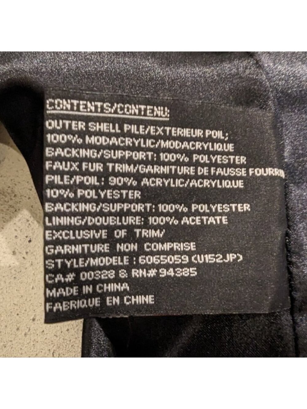 NOVELTI Black Modacrylic Luxury Cuddly Soft Faux Fur Coat. Size 5/6 P - Picture 10 of 12
